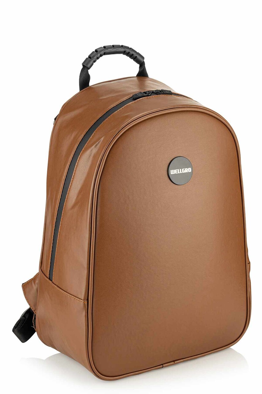 Ghiozdan multifunctional pentru mamici, Wallxpert, Novabag, Bej - imagine 7